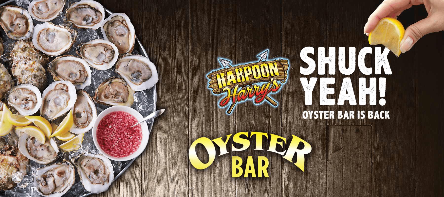 harpoon harrys pcb oysters